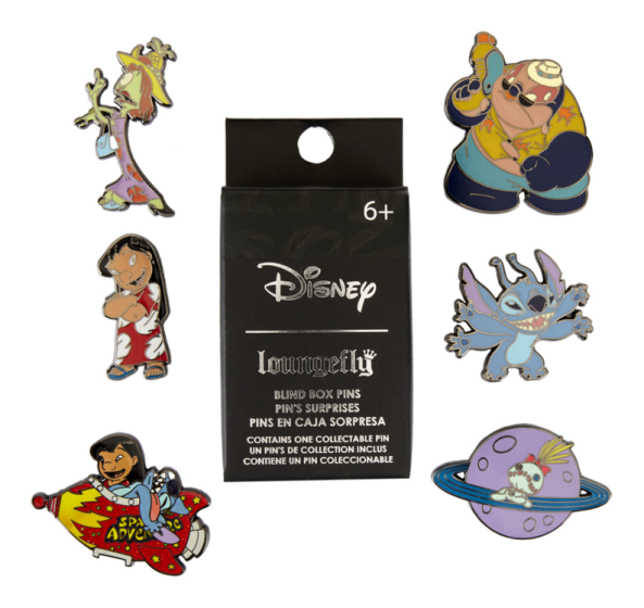 Loungefly Blind Box Enamel Pins Lilo & Stitch Space Adventure