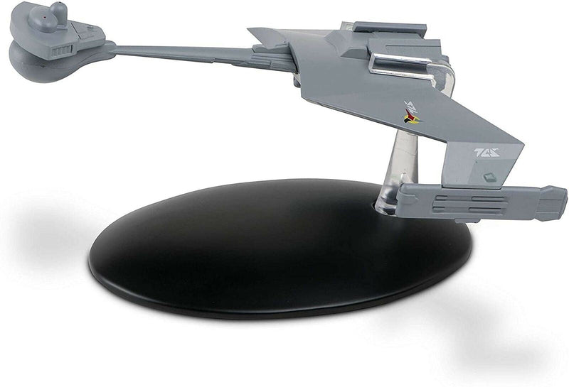 Klingon D7 Battle Cruiser Starship Die-Cast Model (Eaglemoss / Star Trek), rear view