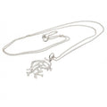 Rangers FC Sterling Silver Pendant & Chain Large