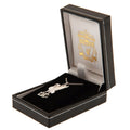 Liverpool FC Sterling Silver Pendant & Chain LB, side angle