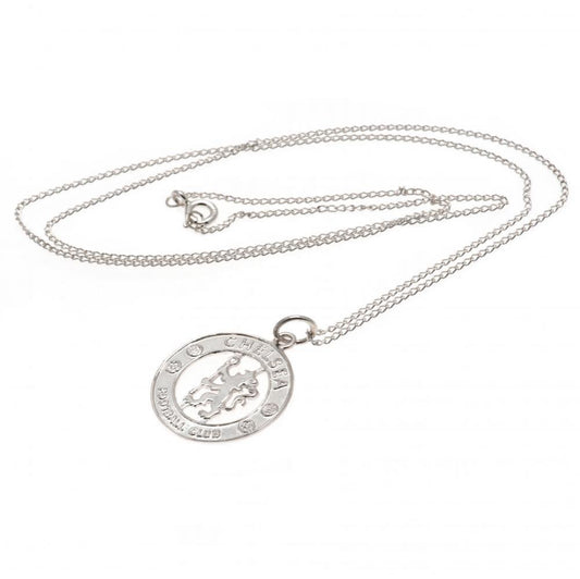 Chelsea FC Sterling Silver Pendant & Chain