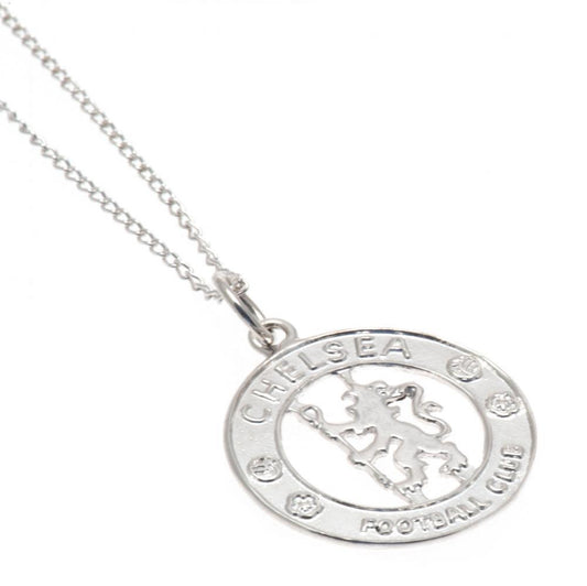 Chelsea FC Sterling Silver Pendant & Chain