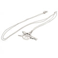 Arsenal FC Sterling Silver Pendant & Chain GN, alternate view