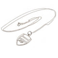 Arsenal FC Sterling Silver Pendant & Chain, alternate view