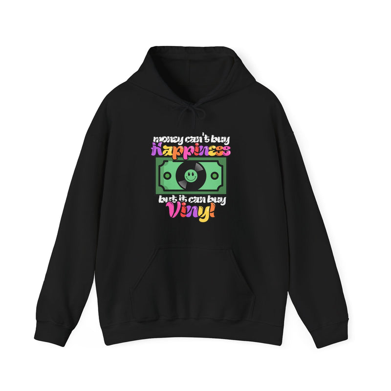 'Money Can't Buy Happiness, But It Can Buy Vinyl' Men's Hoodie collectible from Coda Records