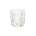 White Happy Cat Print Mug