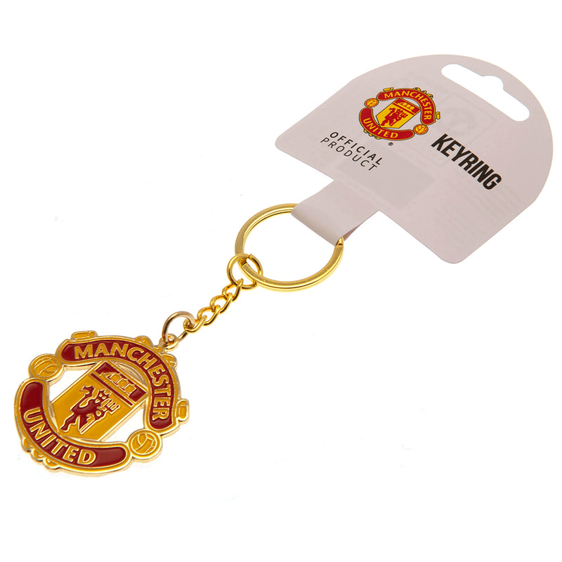 Manchester United FC Crest Keyring, alternate view