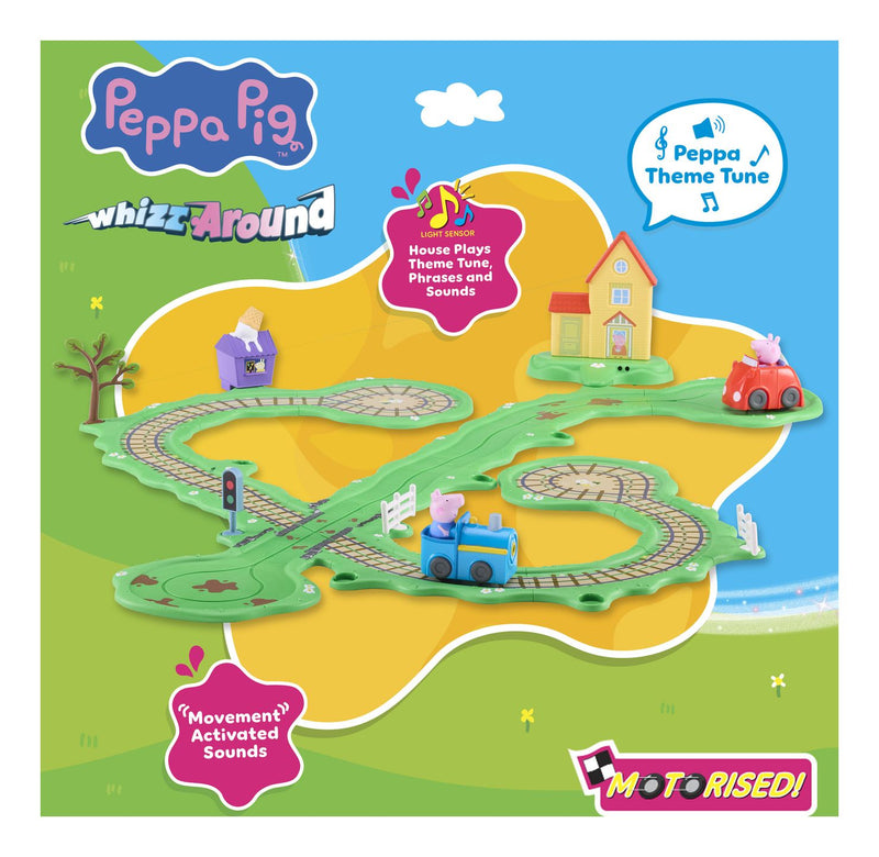 Peppa Pig Whizz Around Runabout Town Set - Image