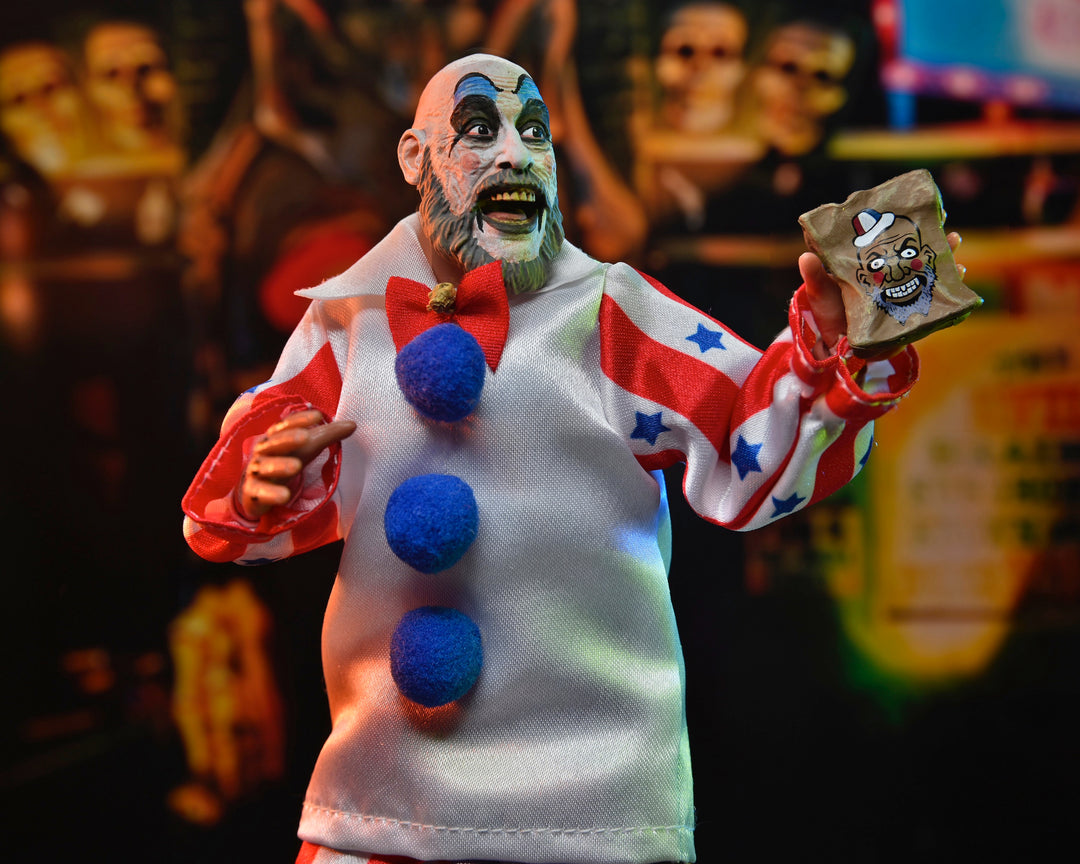 House Of 1000 Corpses Captain Spaulding 8" Clothed Action Figure