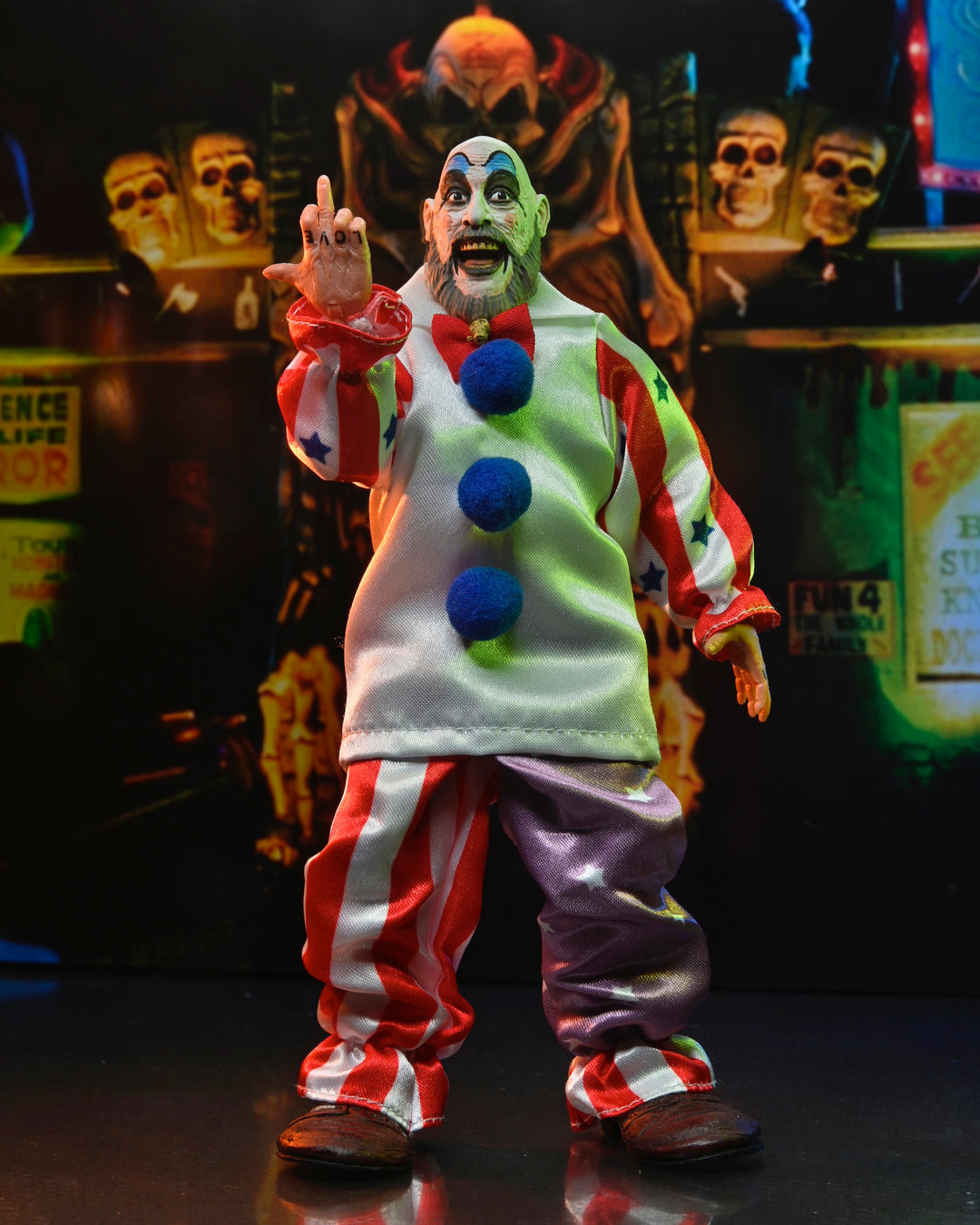 House Of 1000 Corpses Captain Spaulding 8" Clothed Action Figure