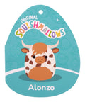 Squishmallows - 8" Alonzo the Brown Highland Cow - Image