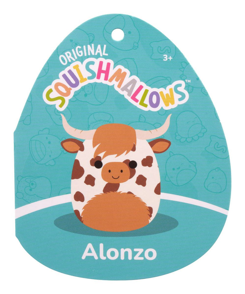 Squishmallows - 8" Alonzo the Brown Highland Cow - Image