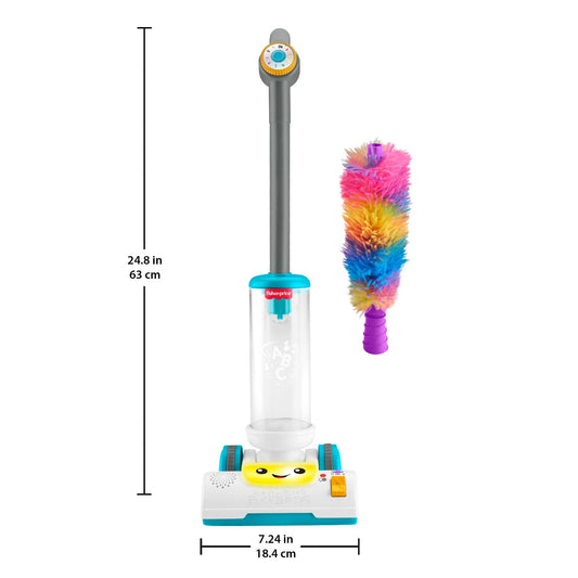 Fisher-Price Toddler Toy Laugh & Learn 2-in-1 Vacuum - Image