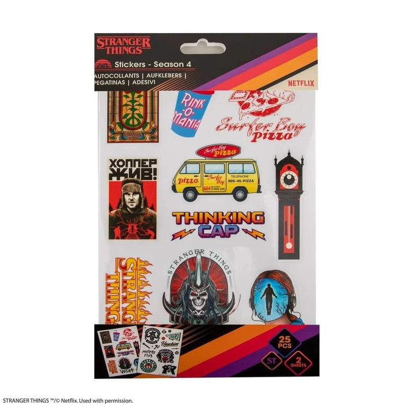 Stranger Things Season 4 Sticker Set