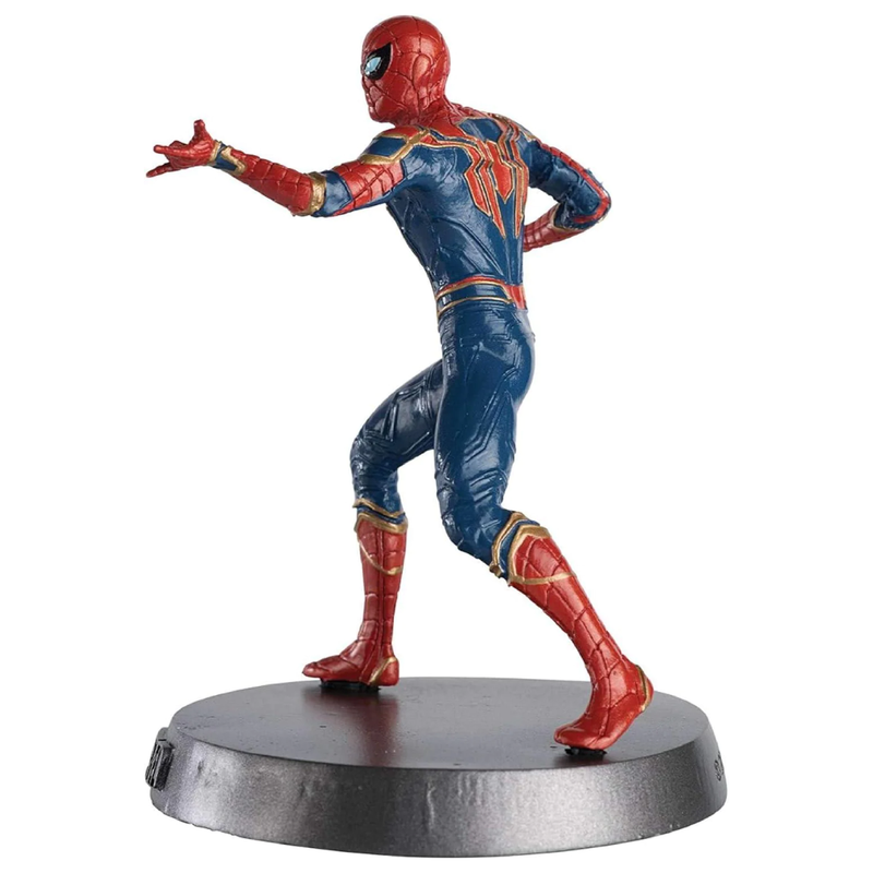 IRON SPIDER Spider-Man Metal Statue 1:18 Scale Figurine (Marvel Eaglemoss Heavyweights), alternate view