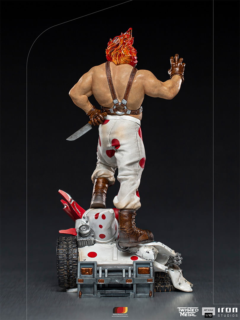 Iron Studios Sweet Tooth / Needles Kane Twisted Metal 1/10 Scale Figure