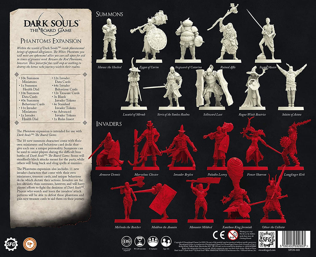 Steamforged Games Phantoms Expansion Dark Souls: The Board Game