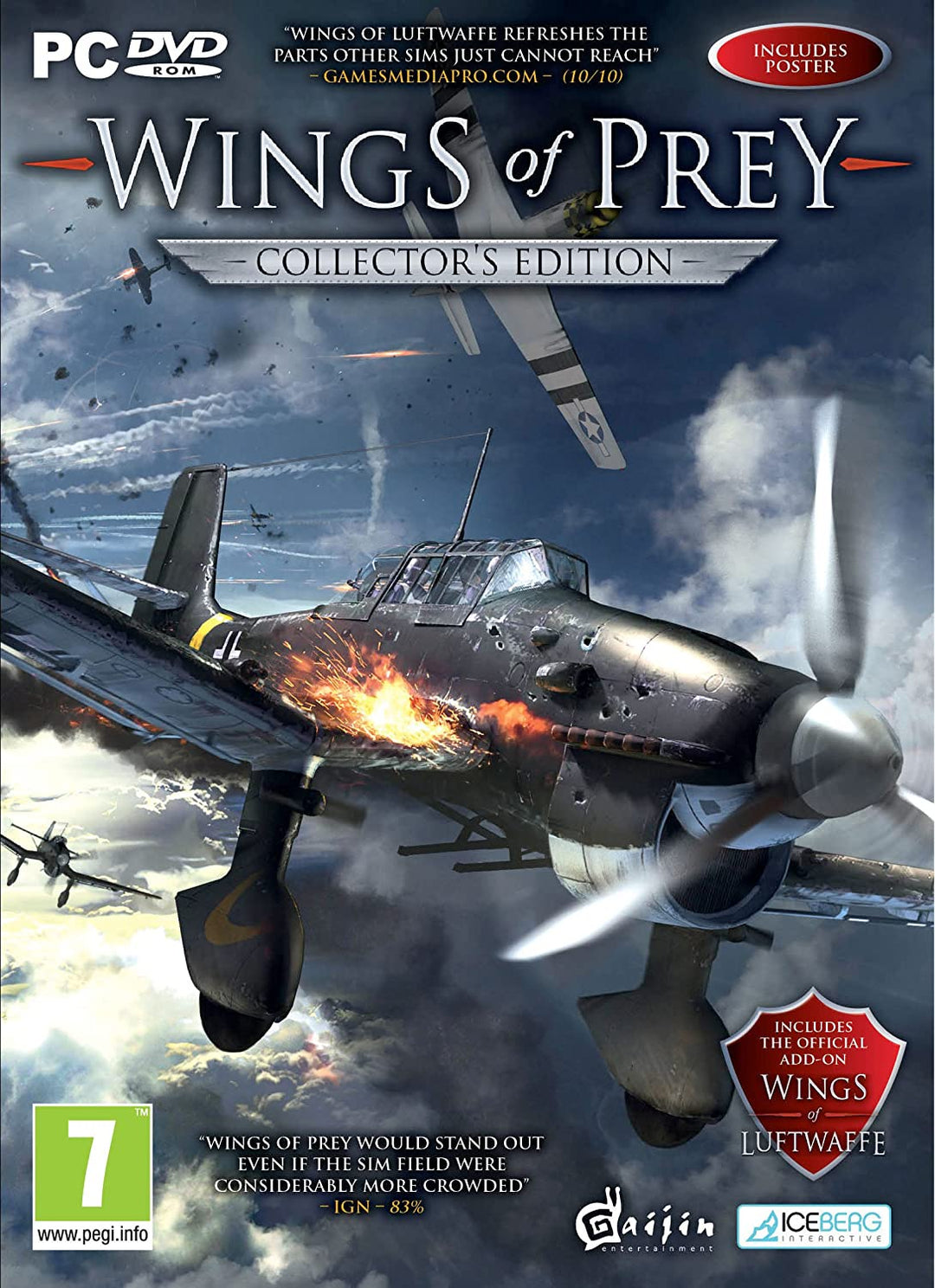 Wings of Prey WWII Aerial Combat PC DVD Game