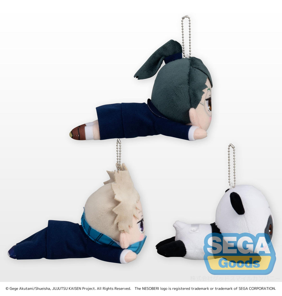 Jujutsu Kaisen – Maki Zen’in, Toge Inumaki & Panda – Jujutsu Kaisen 0: The Movie – NESOBERI MP Plush Vol. 2