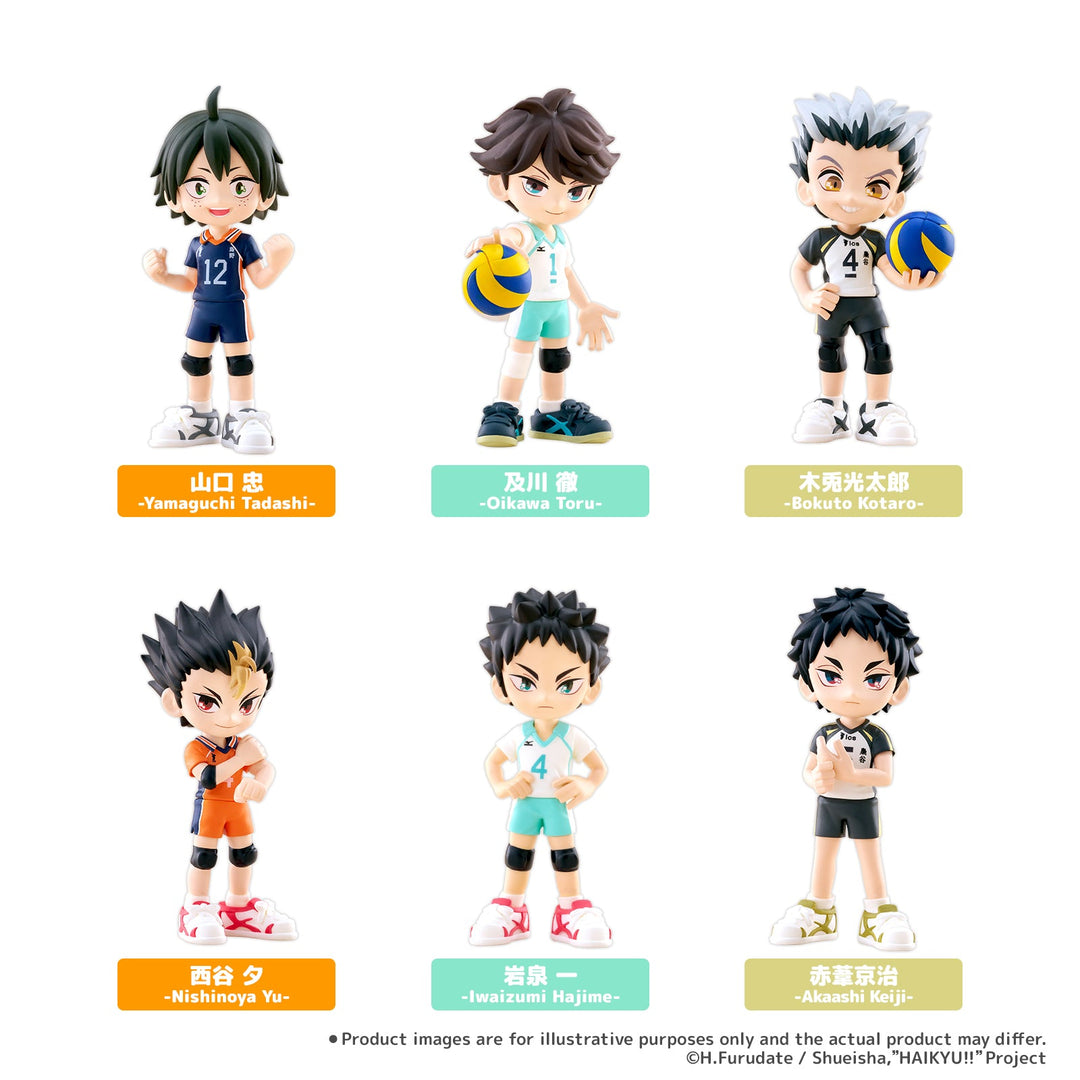 Bushiroad Haikyu!! Vol.2 3.5" Complete Display Unit PalVerse Palé PVC Figure (Set of 6) (Release Date 02/26)