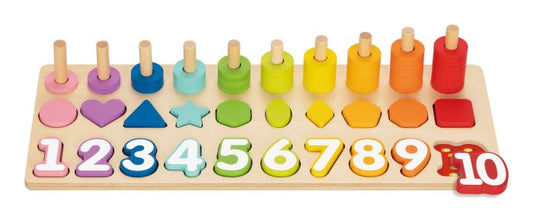 Wooden Counting Stacker