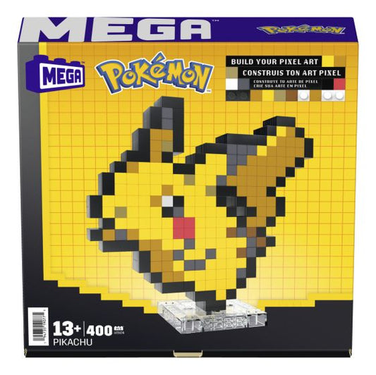 Mega - Pokemon - Pikachu Pixel Art collectible from Abgee