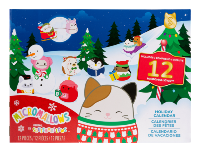 Squishmallows Micromallows 12 Piece Advent Calendar