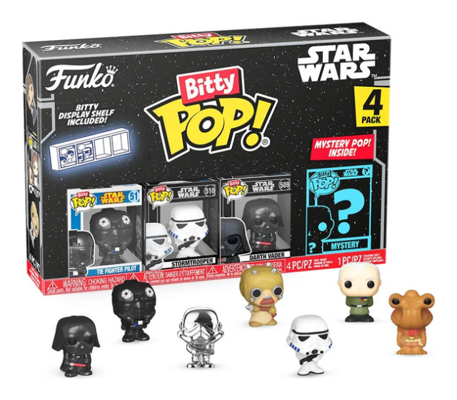 Bitty POP: Star Wars - Darth Vader 4 Pack