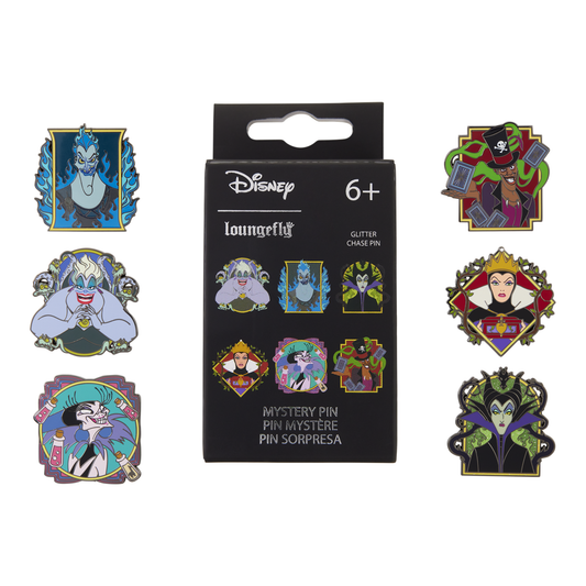 Loungefly - Blind Box Enamel Pins - Disney Villains