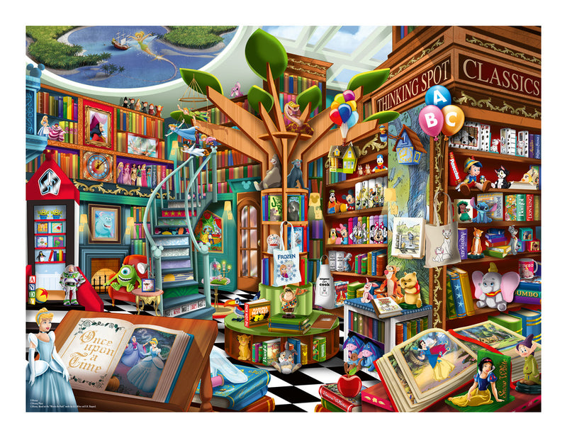 Magical Disney Bookshop 1500 Piece Jigsaw Puzzle