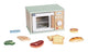 Wooden Microwave Oven Set