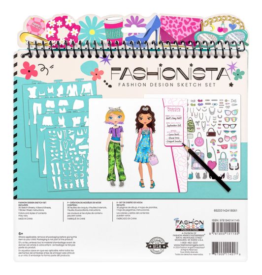 Fashion Angels Fashionista Sketch Portfolio (Case of 12)