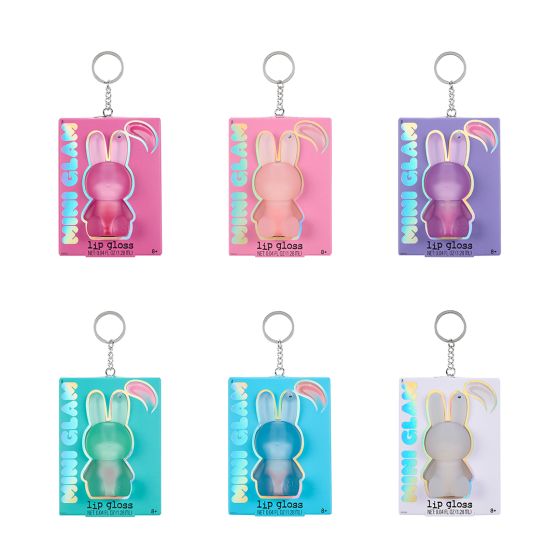 Mini Glam Cosmetic Bunny Lip Gloss Assortment