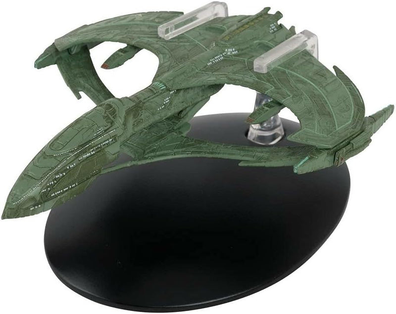 R.R.W. Aelahl Light Warbird Battlecruiser Diecast Model Ship STO (Star Trek / Eaglemoss), side angle