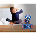 Marvel Captain America Alarm Clock With Night Light