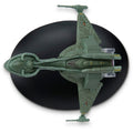 22nd Century Klingon Bird-of-Prey Starship Die Cast Model (Star Trek), rear view