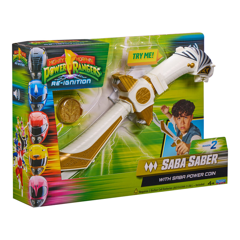 Mighty Morphin Power Rangers White Saba Sword