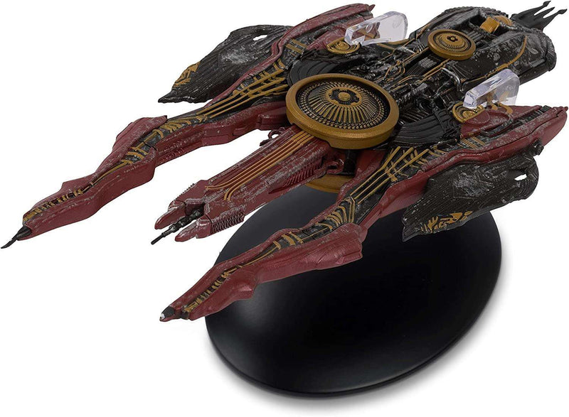 Klingon Qugh Class Destroyer Ship C Discovery Ships Model Diecast Ship (Eaglemoss / Star Trek), side angle