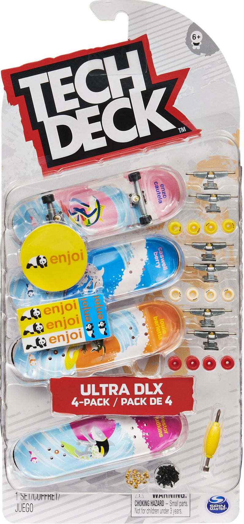 Tech Deck 96mm Fingerboard 4-Pack Assorted - Image