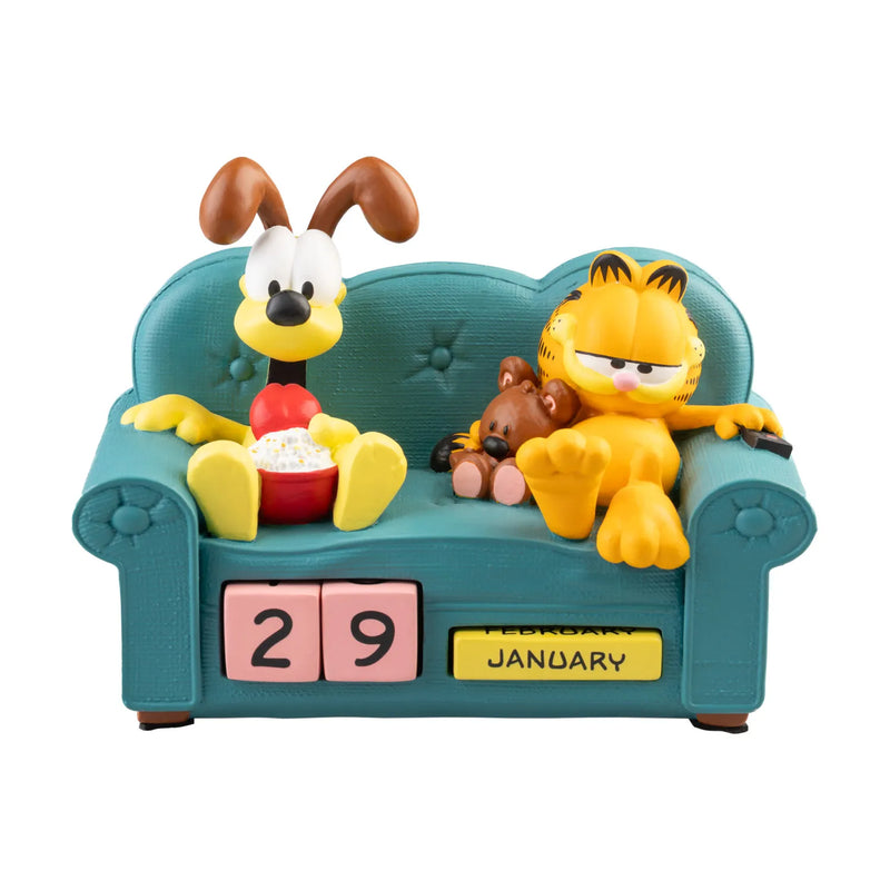 Garfield 3D Perpetual Calendar Hand-Painted Resin