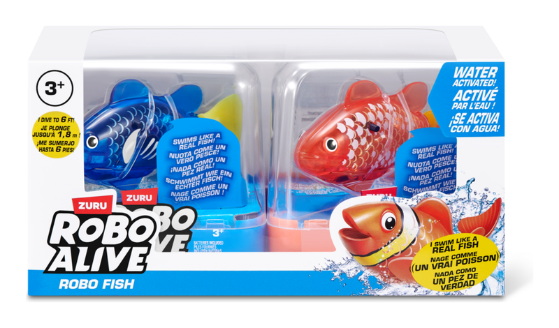 Robo Alive Water Activated S3 Swimming Fish - Image