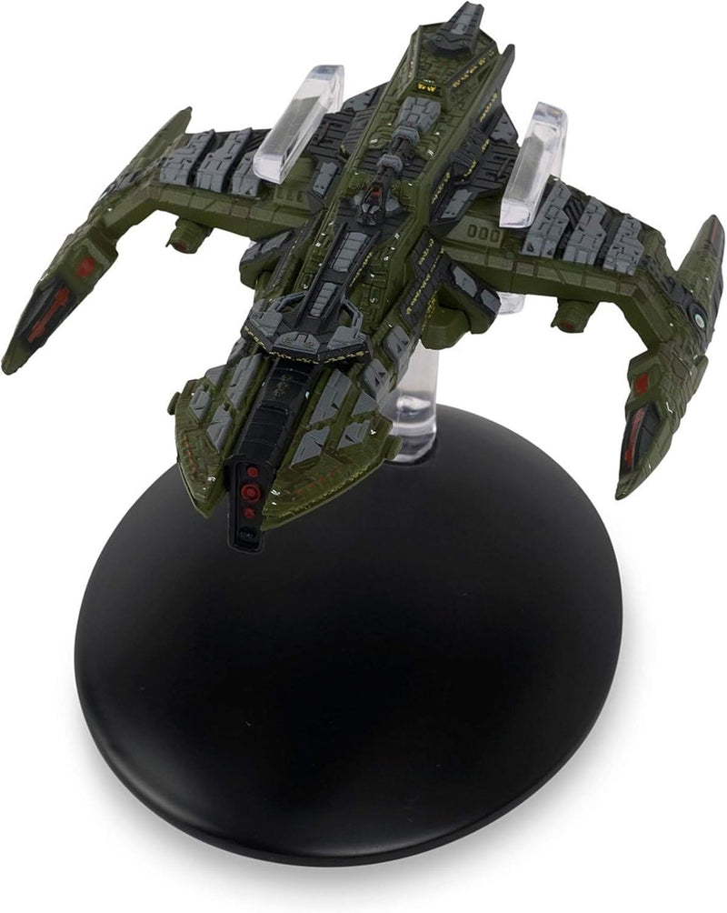 I.K.S. Mogh - Mogh-class Klingon Battle Cruiser Model Die Cast Ship STO (Eaglemoss / Star Trek), side angle