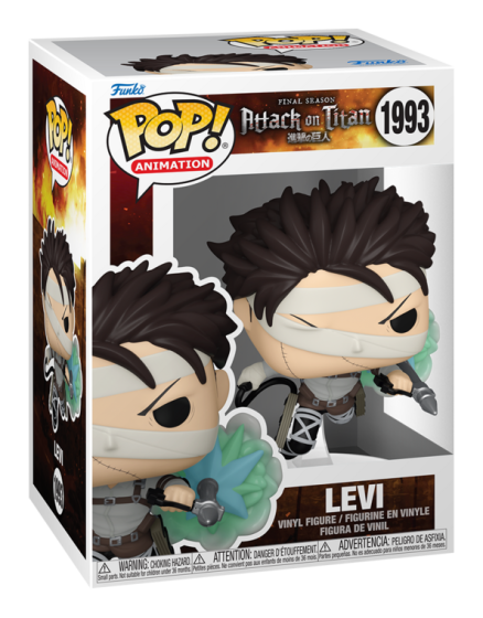 Pop! Vinyl - Attack on Titan - Levi collectible from Abgee