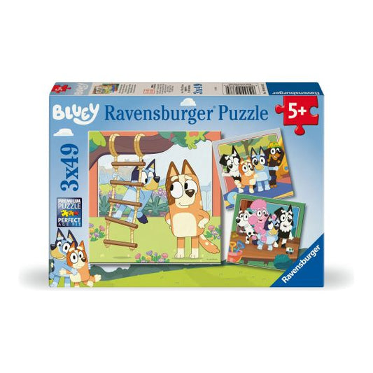 Bluey 3x49 Piece Jigsaw Puzzle