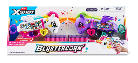 XShot Blastercorn Series 1 Unicorn Blaster 2 Pack