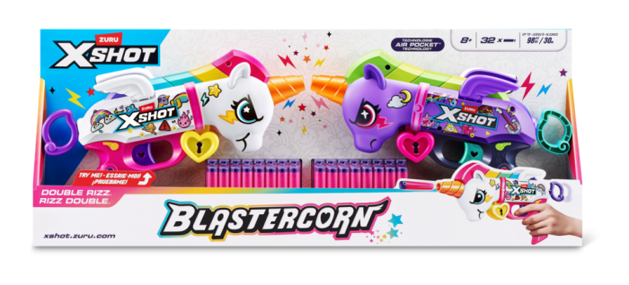 XShot Blastercorn Series 1 Unicorn Blaster 2 Pack