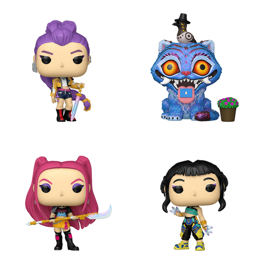 Pop! 4-Pack - K Pop Demon Hunters - Huntr/x