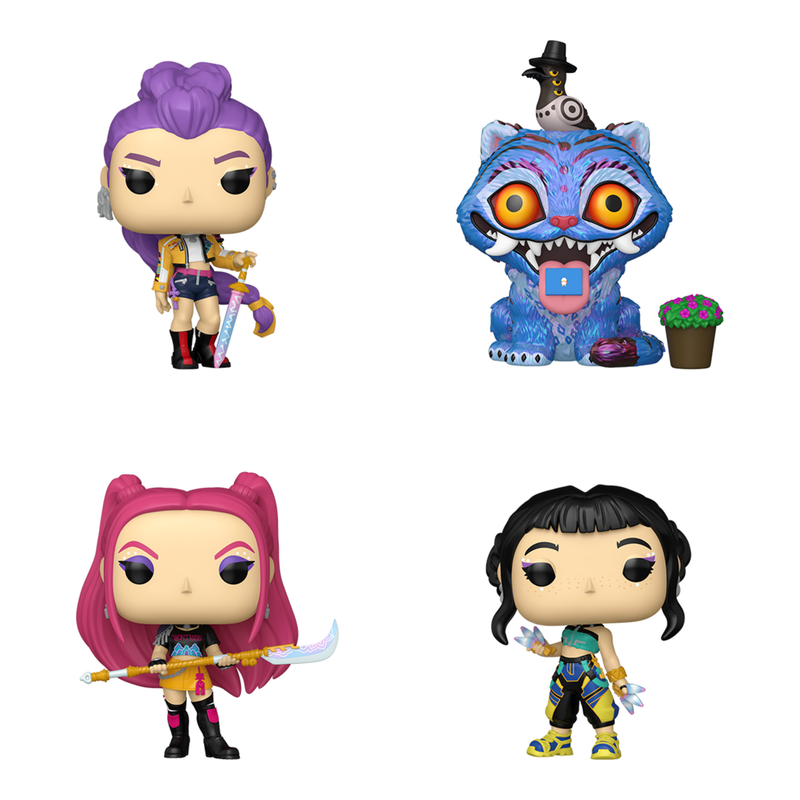 Pop! 4-Pack - K Pop Demon Hunters - Huntr/x
