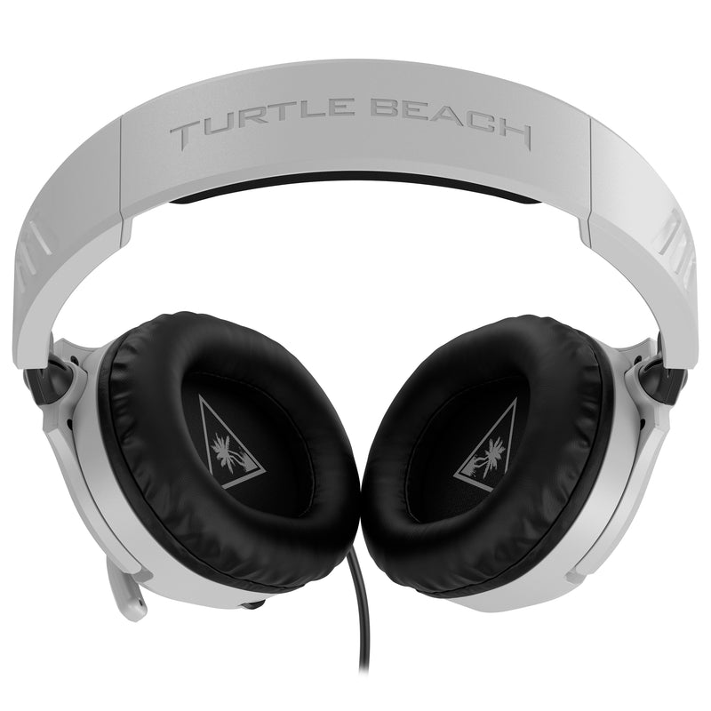 Turtle Beach Recon 70 Wired Gaming Headset White for PlayStation 5 close up detail