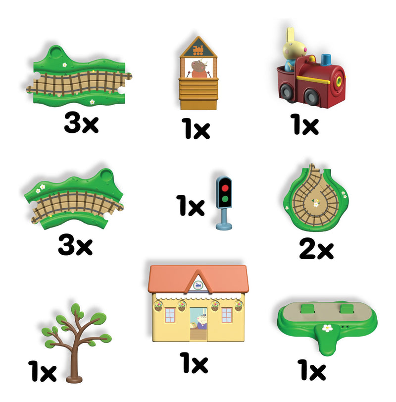Peppa Pig Whizz Around Clickety Clack Train Set - Image